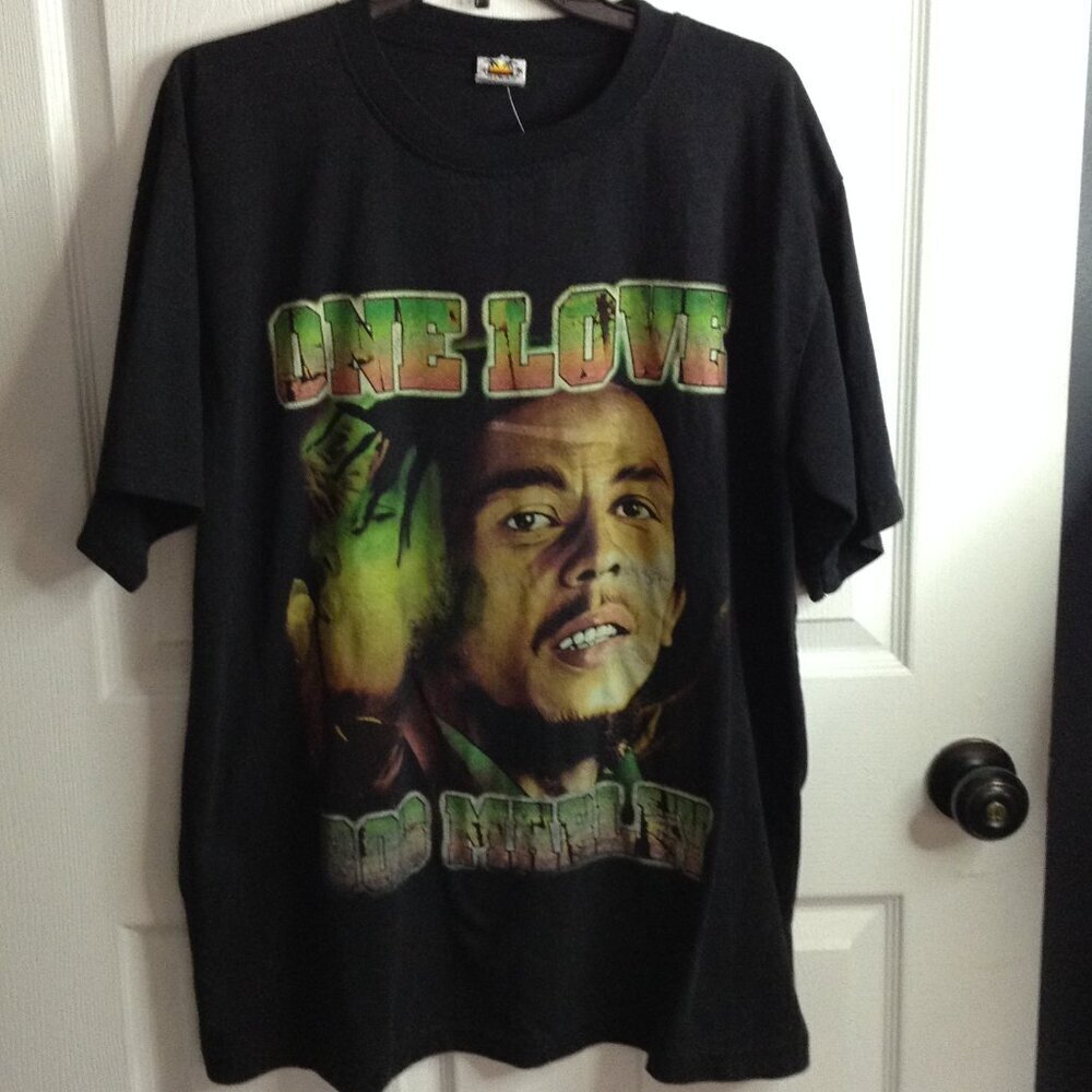 VTG Bob Marley One Love Reggae Tee; "L". Iconic Reggae Performer, Legend!